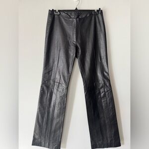 Rudsak Black Genuine Leather Pants — Size 6